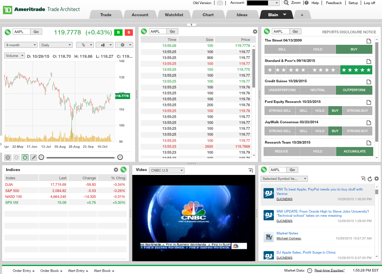 td ameritrade options account