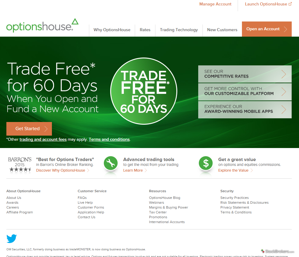 Optionshouse trade free for 90 days